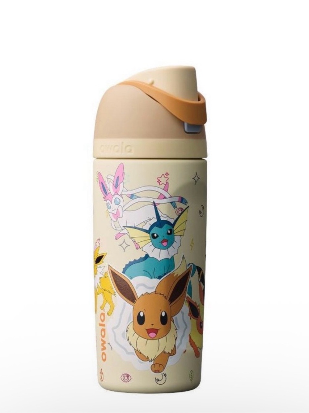 Kids Beige Pokémon Eevee & Evolutions Drink Bottle by Owala